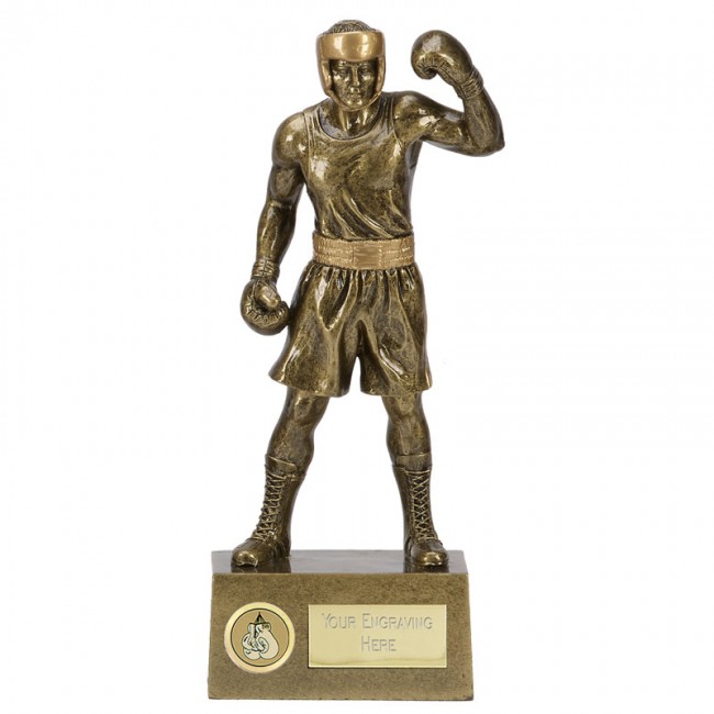 9 Inch Victorious Boxer Boxing Knockout Statue