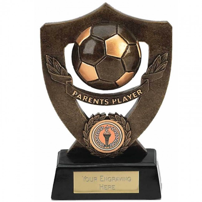 PREMIER FOOTBALL 3D ANTIQUE GOLD BOOT TROPHY AWARD 3 SIZES **FREE ENGRAVING** 