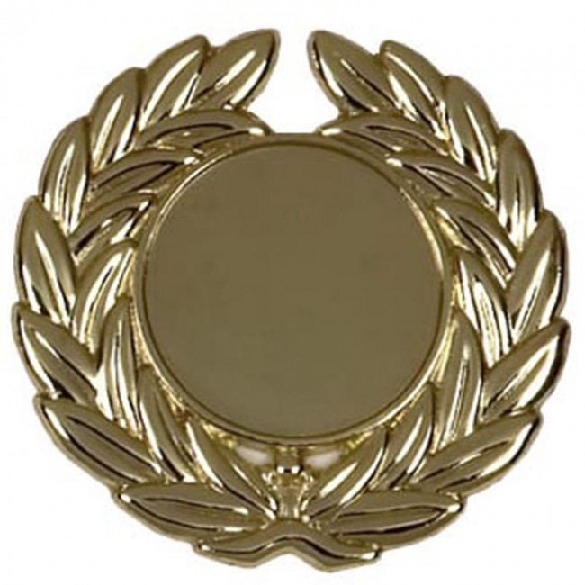 50mm Small Gold Laurel Wreath Medal
