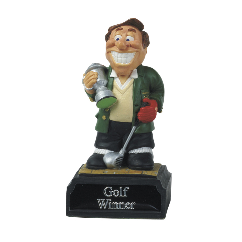 4 Inch Humorous Winner Golf Heroes Award