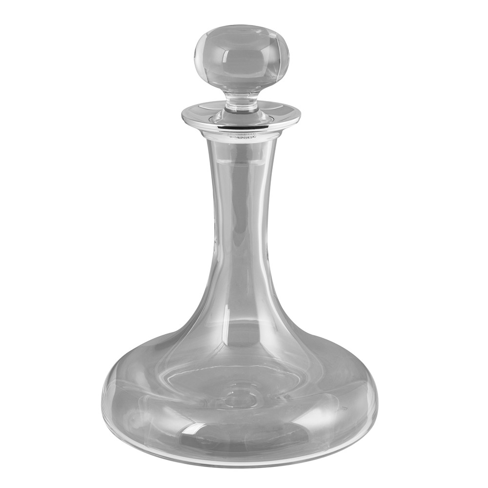 Plain Crystal Ships Decanter 75Cl