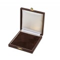 Brown Leatherette Covered Case